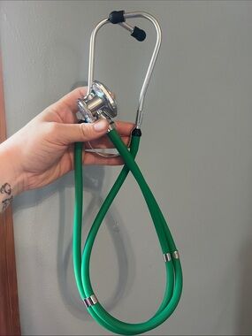 Green Dual-Head Stethoscope